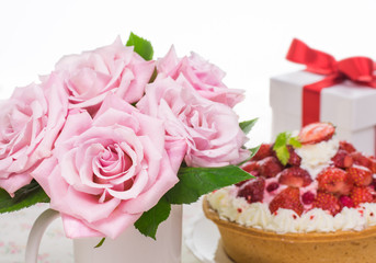 バラ　タルト　プレゼント