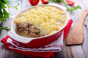 Traditional shepherd pie