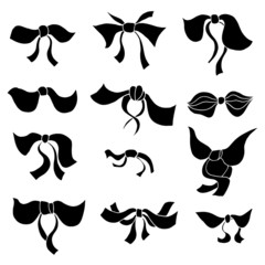 black bows