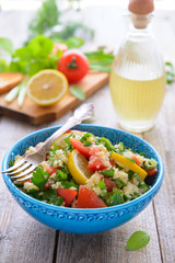 Oriental cuisine - tabouli salad