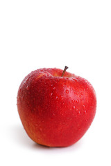Red apple isolated on white