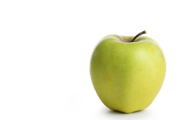 Green apple isolated on white