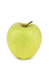 Green apple isolated on white
