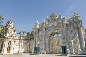 Obraz premium Gate Of The Sultan, Dolmabahce Palace, Istanbul, Turkey