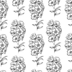 seamless vintage flower