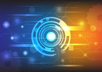 Start to change mind , idea image with design