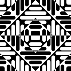 Seamless Square and Stripe Pattern