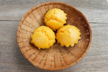 Thai weet dessert ready for coffee time