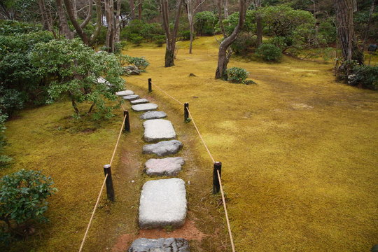 Path in a japanese garden