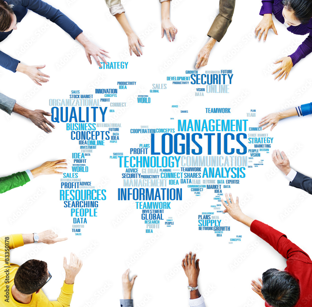 Canvas Prints Logistics Management Freight Service Production Concept - Canvas Prints