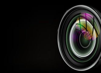 illustration of colorful camera