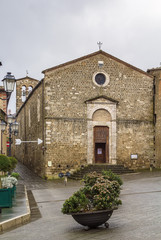 Fototapeta na wymiar Church of Sant Egidio, Montalcino, Italy