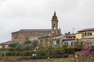 Fototapeta na wymiar view of Montalcino, Italy