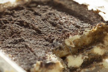 homemade Italian tiramisu