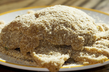 breaded cutlet to cook