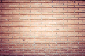 Fototapeta na wymiar brick wall texture with filter effect retro vintage style