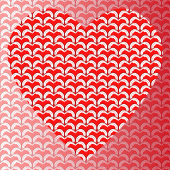 Background patterns
Heart shaped red