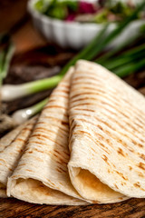 Mexican corn tortillas