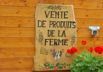 vente de produits de la ferme