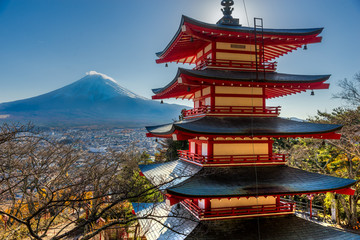Obraz premium Góra Fuji, Japonia.