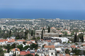 Fototapeta na wymiar Nord-Zypern - Dorf Bellapais bei Girne