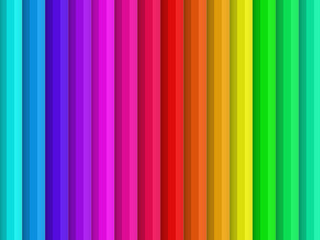 Obraz premium Colour pencils isolated on white