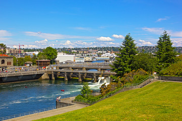  Ballard Locks in Seattle, USA