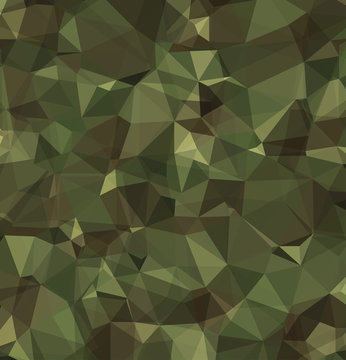 Abstract Vector Military Camouflage Background