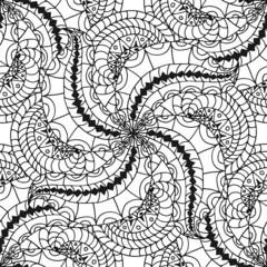Seamless Abstract Tribal Pattern