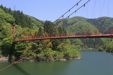 わがたに吊り橋