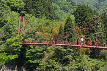 わがたに吊り橋