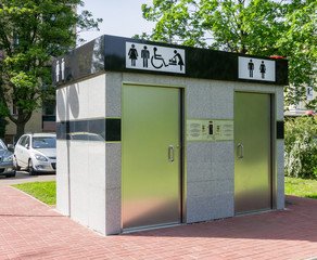 Public toilet on the street