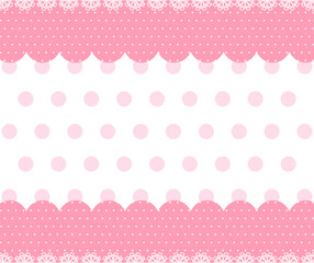 レース　ドット　背景 