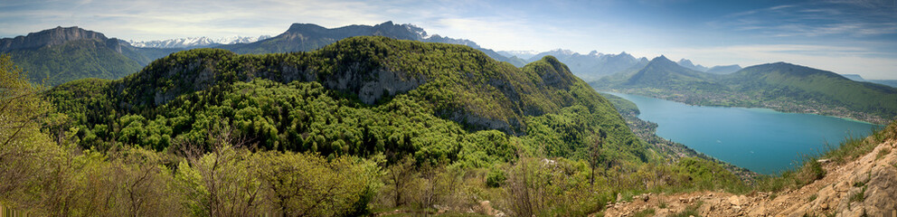 Lac d'Annecy depuis le Mont Veyrier