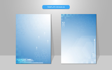 vector background science concept cover design