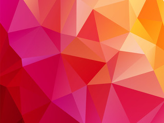 bright red pink orange triangular background