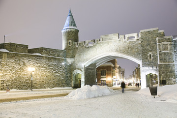 Fototapeta premium Punkt orientacyjny miasta Quebec.