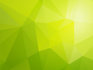 Obraz premium simple light bio green triangular background