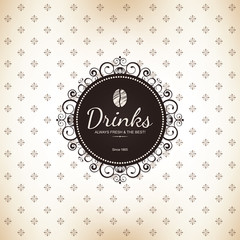 Menu for restaurant, cafe, bar, coffeehouse