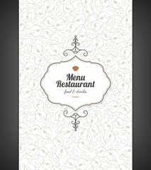 Restaurant menu design