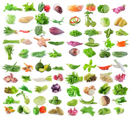 vegetable on White Background