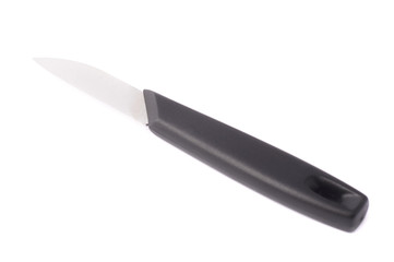 Steel kitchen knife isolated