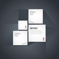 Abstract infographics