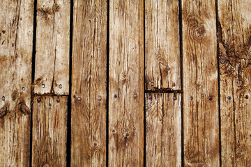 Fototapety  Vertical wooden planks fence boardwalk