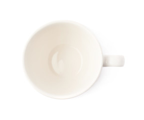 Coffee or tea cup isolated