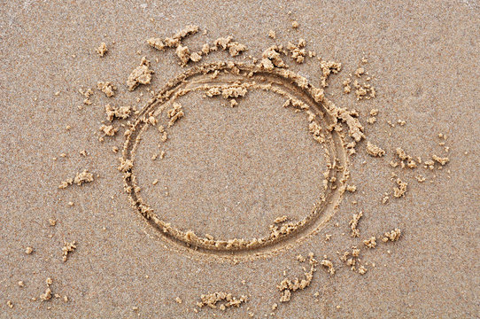 circle in the sand