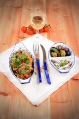 Appetizers and seasoning shellfish crustaceans and fish