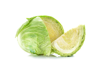 cabbage isolated on white  background