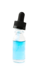 Small bottle with a pipette isolated