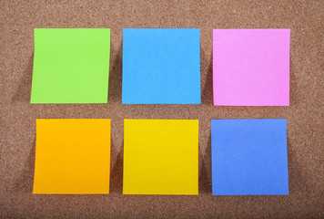 Sticky Notes on a Noticeboard